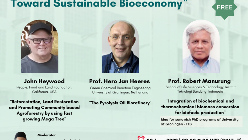 Bioengineering Talk 2022 : Biomass Production and Conversion Toward Sustainable Bioeconomy